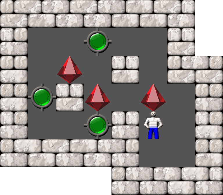 Sokoban Mass Remodel level 1819